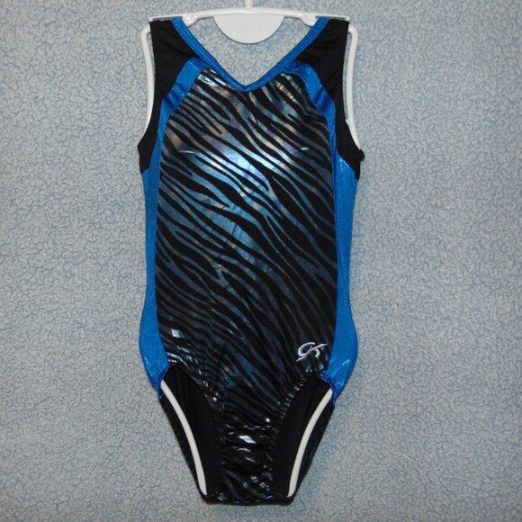 GK Zebra and Blue Leotard AS - Picture 1 of 7